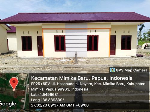 foto posisi tengah perumahan Residence Timika 4