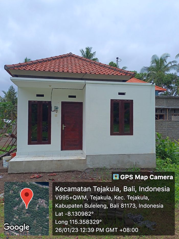foto tampak rumah tipe 30/80 perumahan PERUMAHAN TEJAKULA
