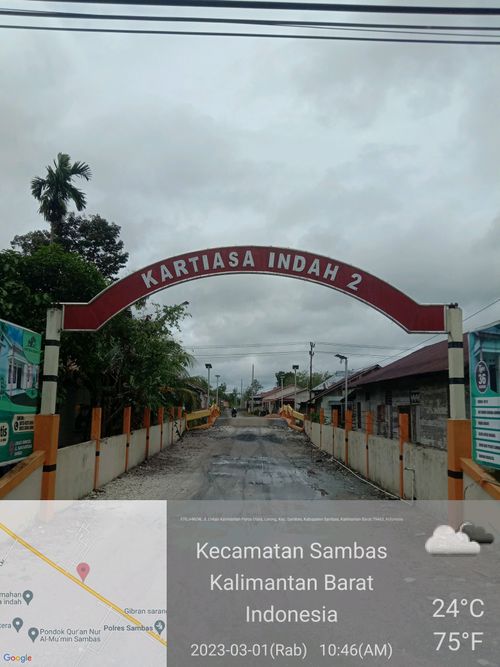 foto gerbang perumahan KARTIASA INDAH 2