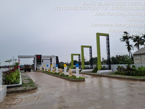 foto gerbang perumahan The Spring Ville