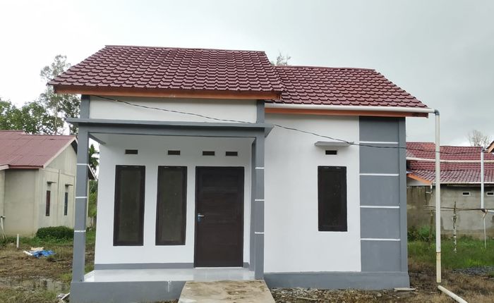 foto tampak rumah tipe 36 perumahan KARTIASA INDAH 2