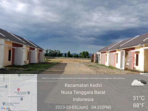 foto posisi tengah perumahan PONDOK SARI ASRI
