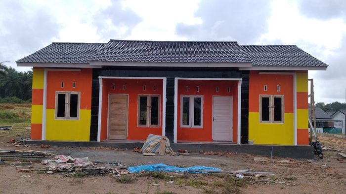 foto tampak rumah tipe 36/119 perumahan PITURAH INDAH RESIDENCE II