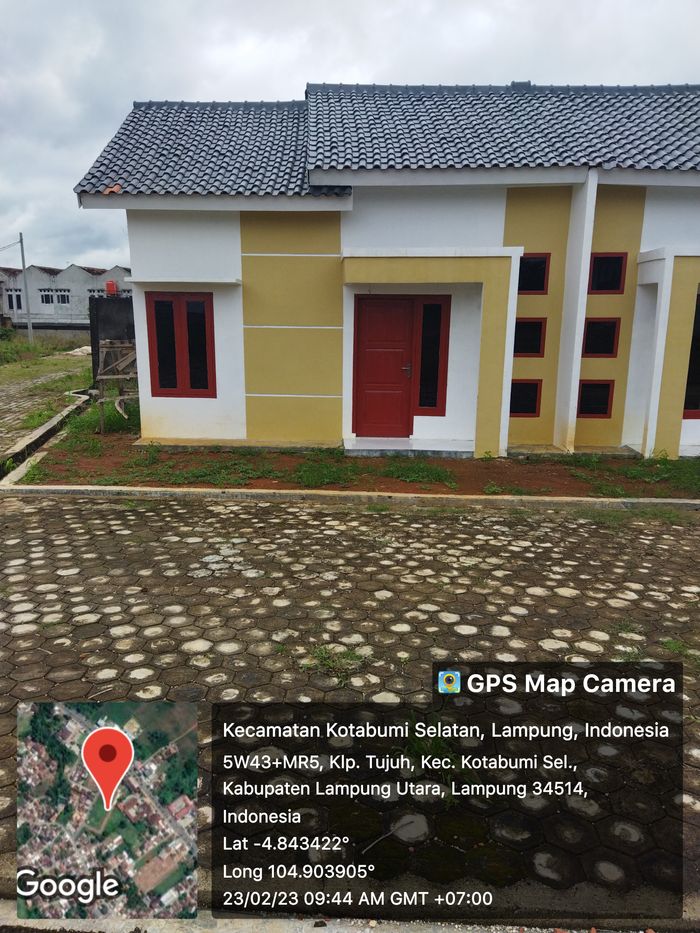 foto tampak rumah tipe 36/72 perumahan PERUMAHAN BUMI INDAH PERMAI KELAPA TUJUH