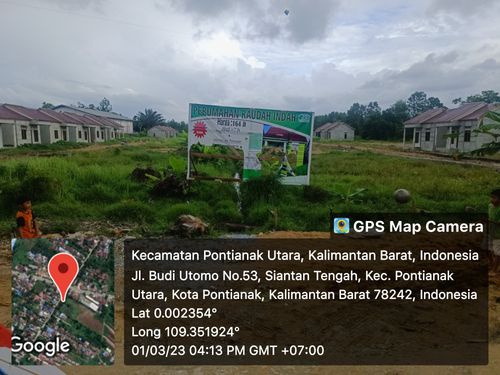 foto gerbang perumahan RAUDAH INDAH TAHAP 2