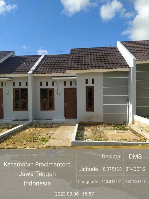 foto contoh rumah perumahan Kota Baru Pracimantoro