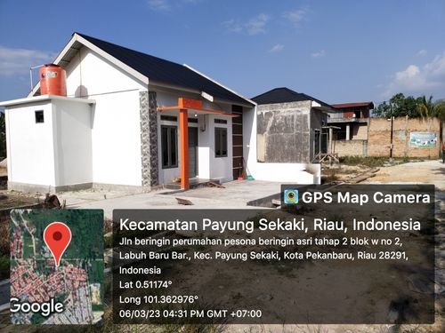 foto posisi tengah perumahan Mutiara Beringin Asri