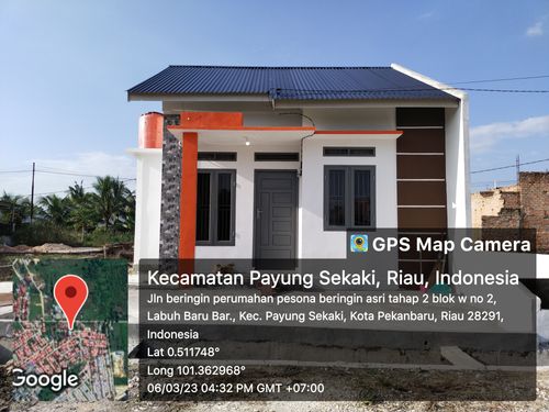 foto contoh rumah perumahan Mutiara Beringin Asri