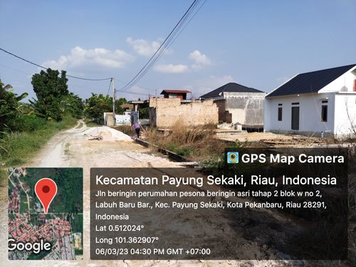 foto gerbang perumahan Mutiara Beringin Asri