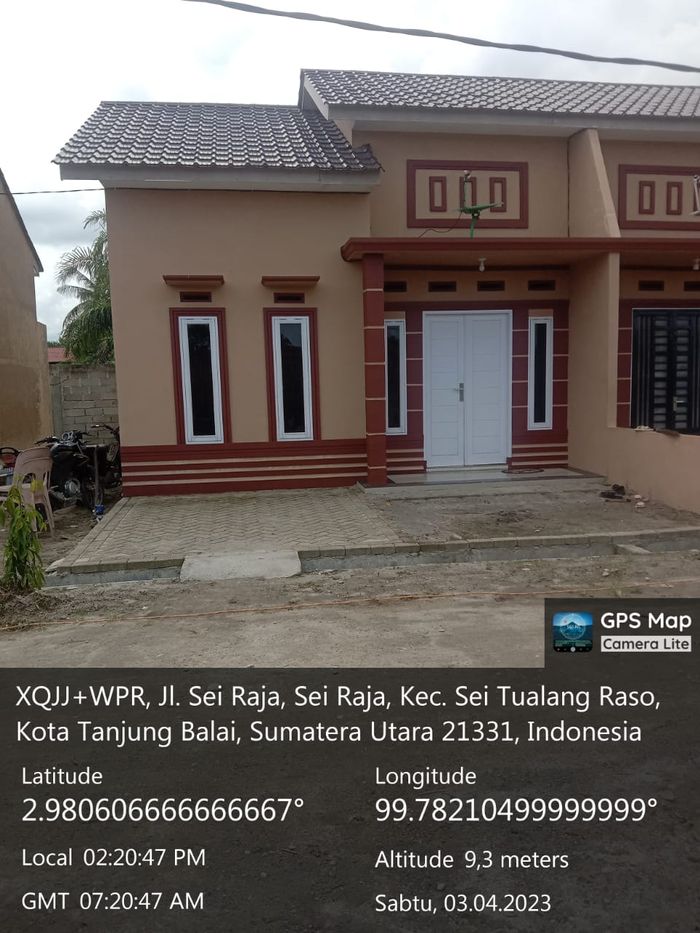 foto tampak rumah tipe 36 perumahan SEI RAJA 3