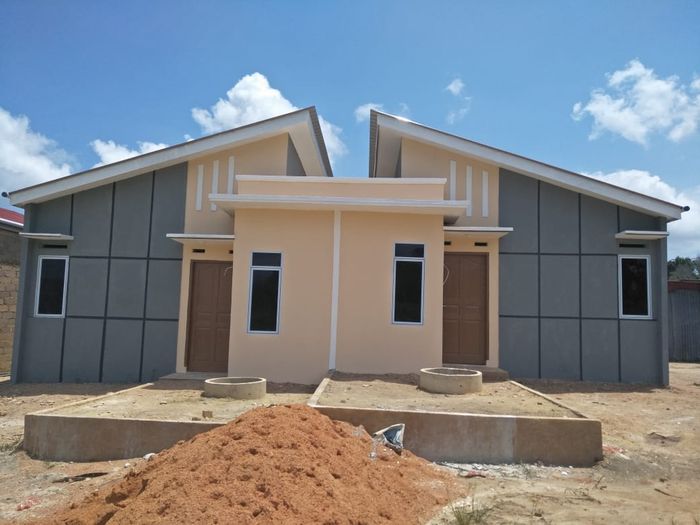 foto tampak rumah tipe 36 perumahan PERUMAHAN AGUNG PERMATA BINTAN