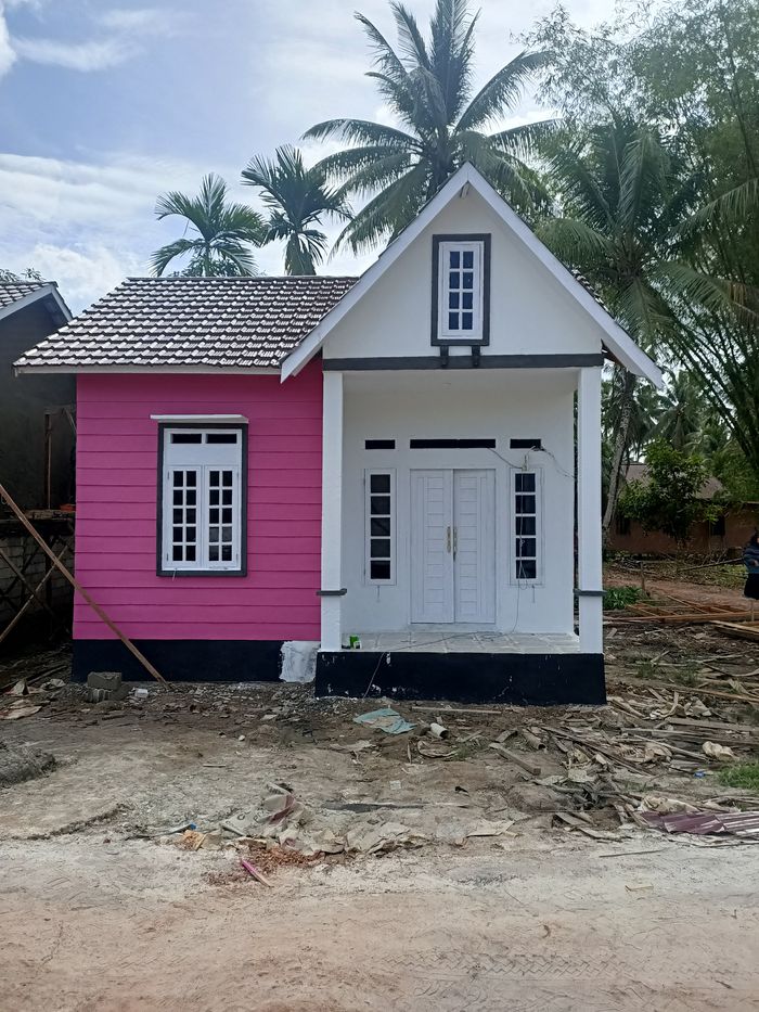 foto tampak rumah tipe 36 perumahan Emerald Mansion 1