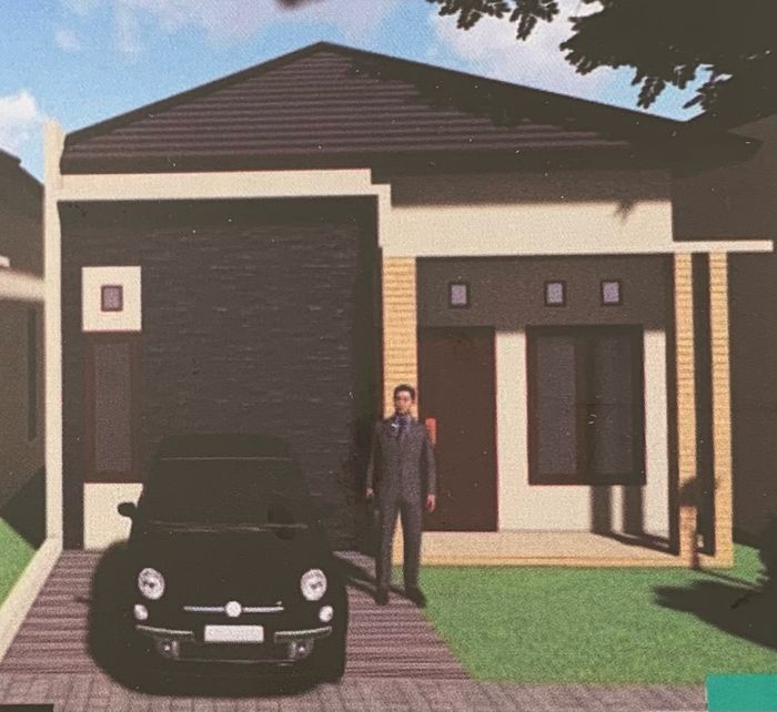 foto tampak rumah tipe 36/84 perumahan DELANO RESIDENCE 4