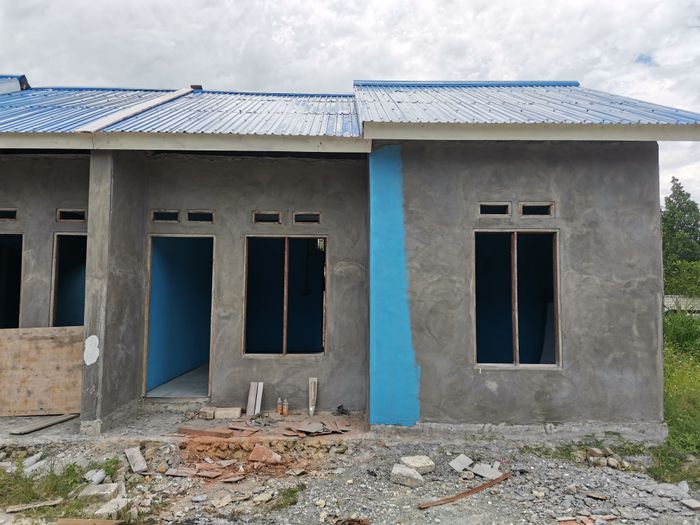 foto tampak rumah tipe 36 perumahan APPERNAS BHAYANGKARA RESIDENCE 4