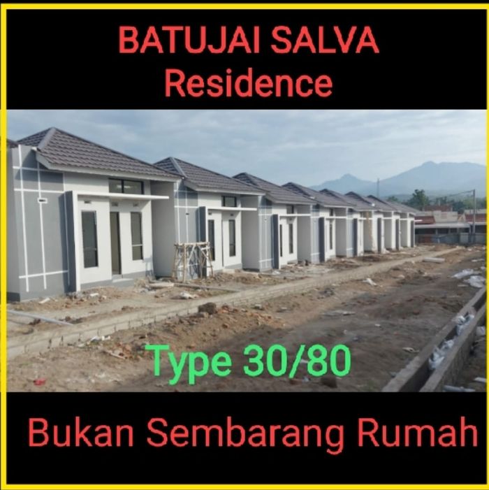 foto tampak rumah tipe BJSR perumahan BATUJAI SALVA RESIDENCE