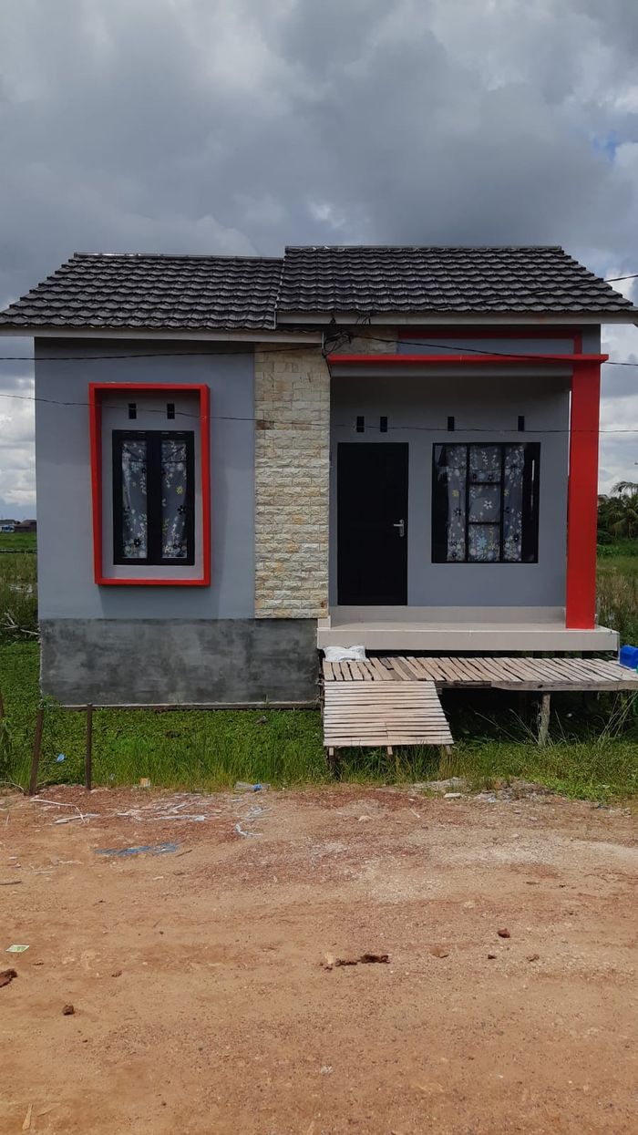 foto tampak rumah tipe 36 perumahan GRAND BANJAR ASRI 2