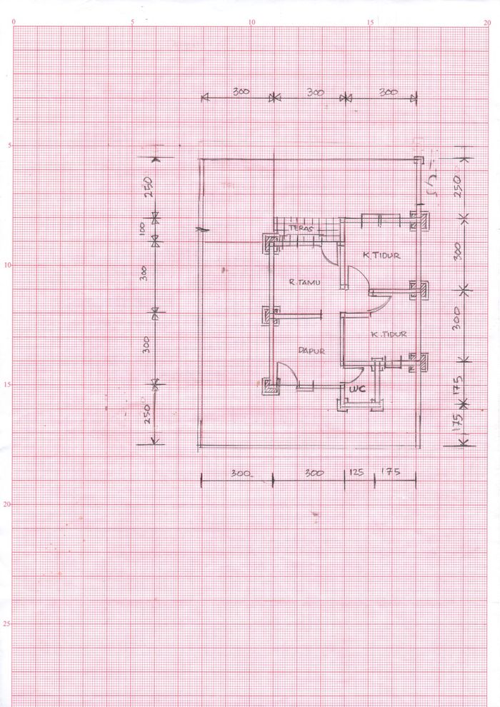 foto denah rumah tipe 36 perumahan Duta Mulia Indah 4