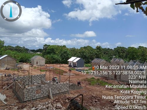 foto posisi tengah perumahan BUMI NAIMATA INDAH