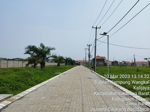 foto posisi tengah perumahan JAZEERA CIKARANG RESIDENCE