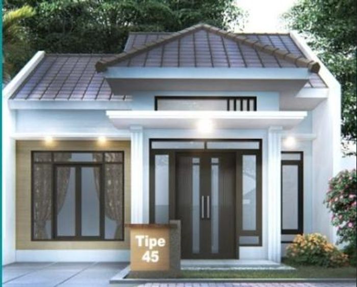 foto tampak rumah tipe 45/84 perumahan Smart brilliant regency