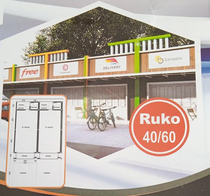 foto tampak rumah tipe 40/60 perumahan Smart brilliant regency