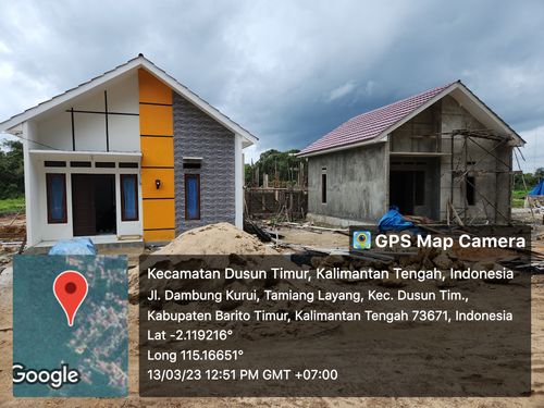 foto posisi tengah perumahan Bana Residence