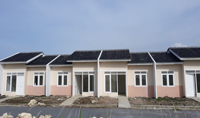 foto tampak rumah tipe 29/67 (subsidi) perumahan Villa Gading Harapan 2