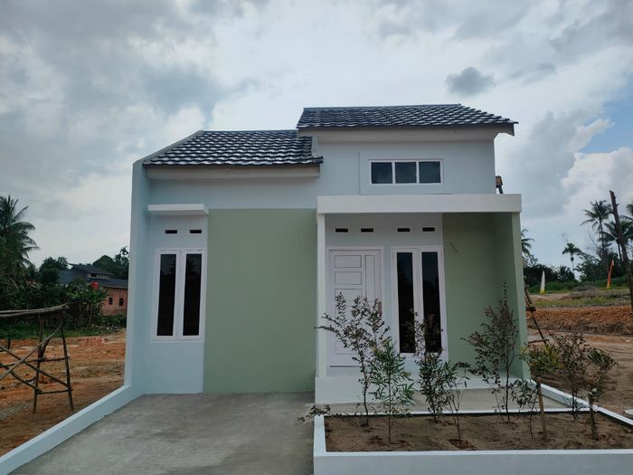 foto tampak rumah tipe 36 perumahan KEDATON TENTREM 2