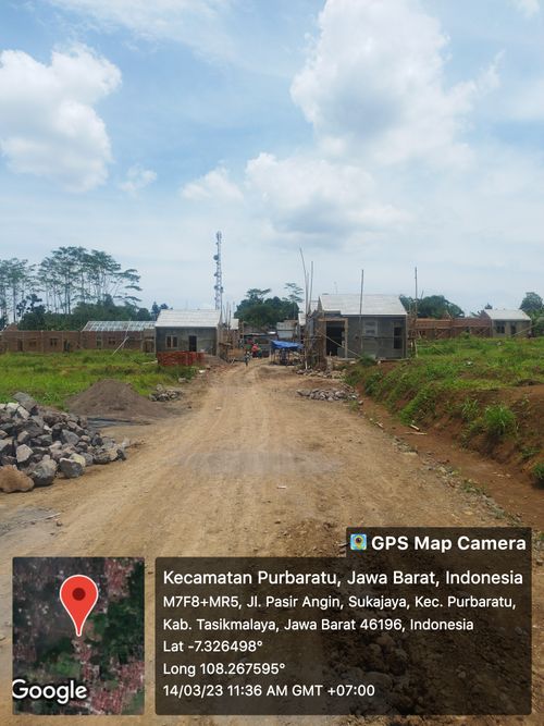 foto posisi tengah perumahan Kota Impian Sukajaya