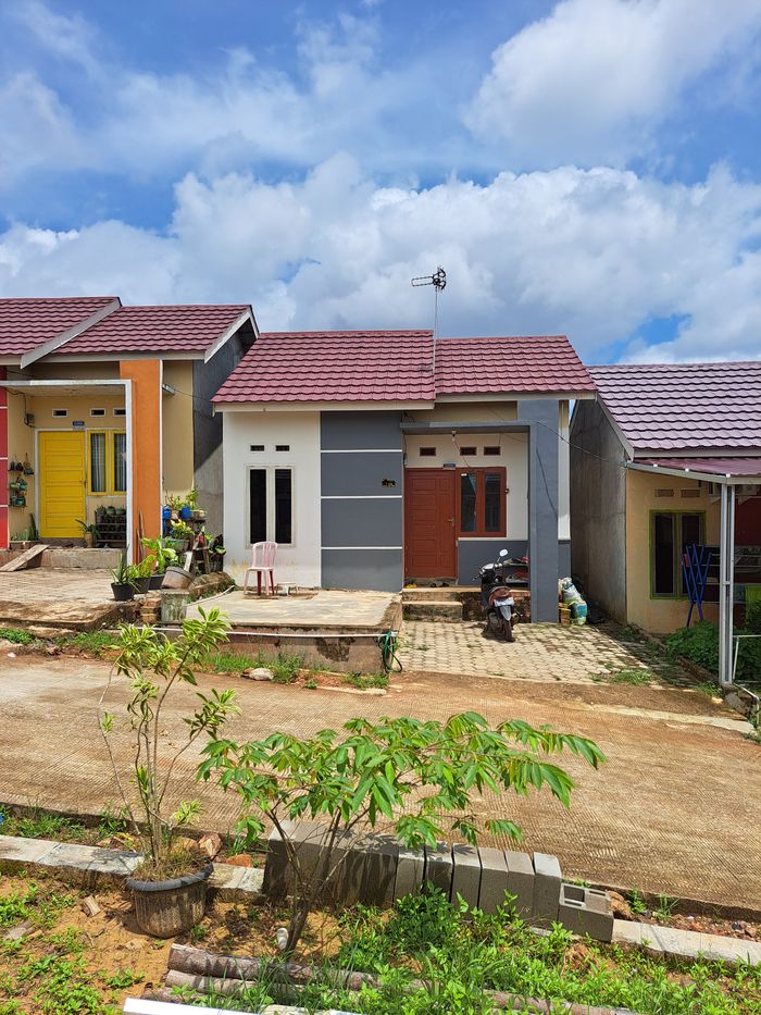 foto tampak rumah tipe 36 perumahan Mutiara Indah