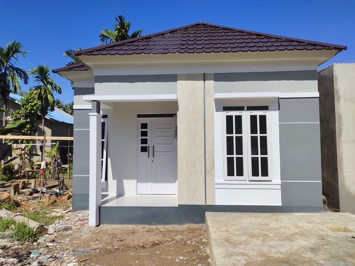 foto tampak rumah tipe 36 perumahan MEGA JAYA RESIDENCE 2