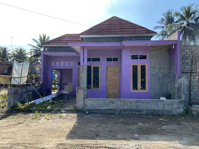 foto tampak rumah tipe 45/81 perumahan CITRA ASRI PANGANDARAN