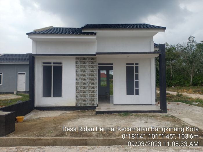 foto tampak rumah tipe 36 perumahan DAMAI LESTARI 2