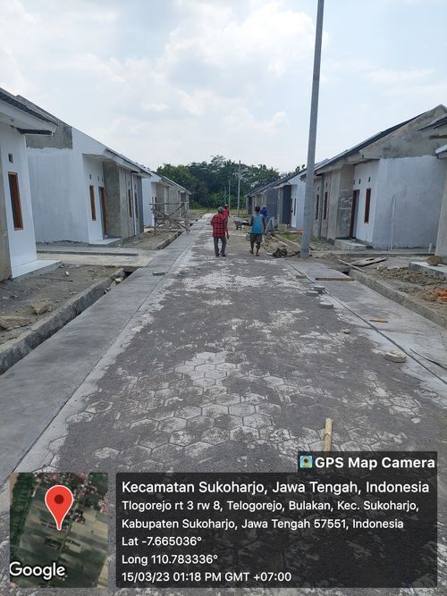 foto posisi tengah perumahan GRIYA PURBAYA BULAKAN