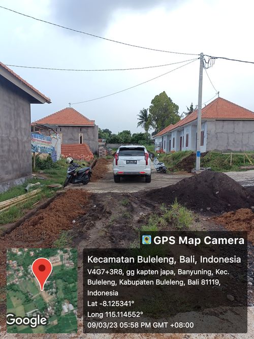 foto posisi tengah perumahan Perum Menjangan Bersinar