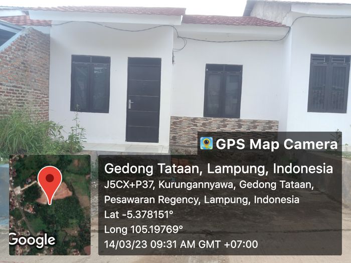 foto tampak rumah tipe 36/72 perumahan PERUMAHAN KAMPOENG SUKAJAYA