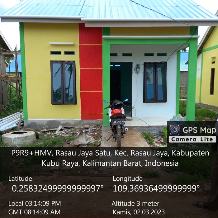 foto tampak rumah tipe 36 perumahan INDAH LESTARI 3 LANJUTAN