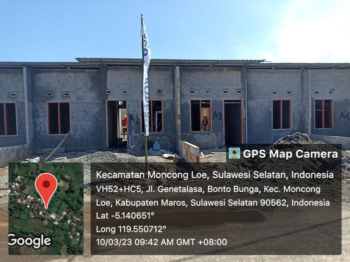 foto tampak rumah tipe 30 perumahan GRIYA ASERA