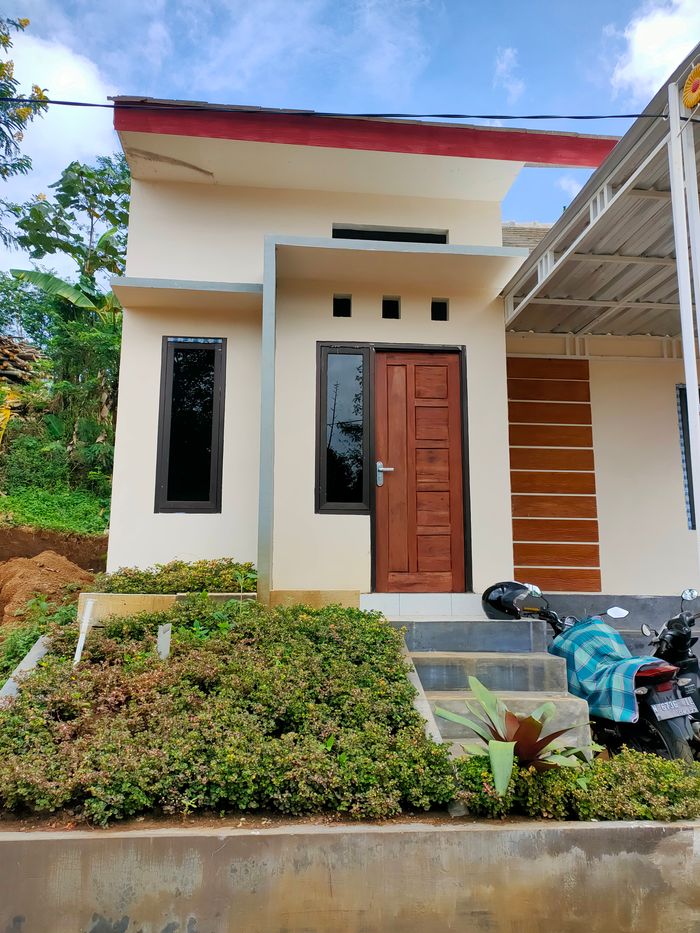 foto tampak rumah tipe PANDAWA GREEN perumahan Pandawa Green Park
