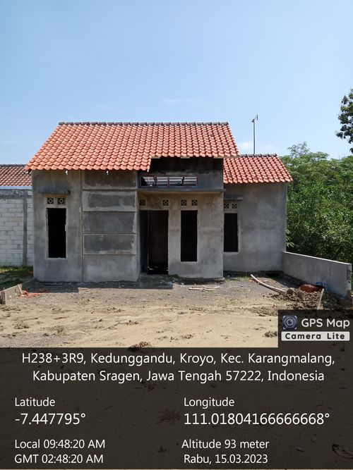 foto contoh rumah perumahan Griya Puspawati
