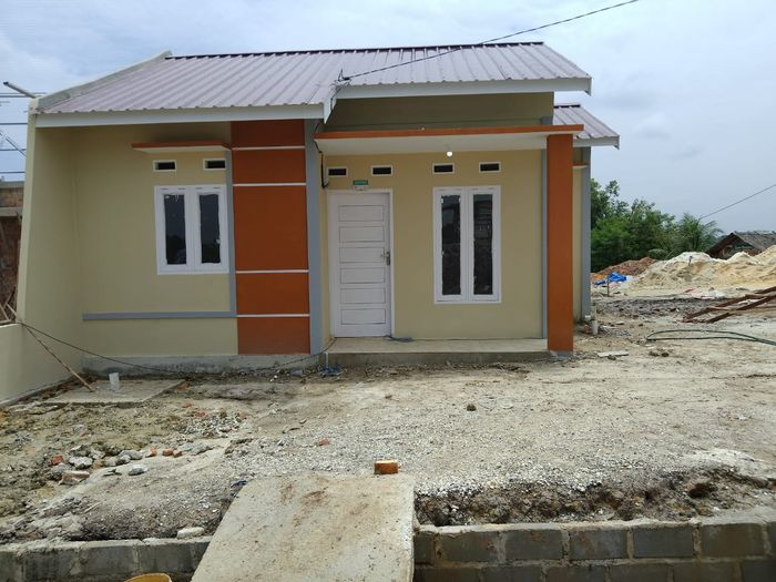 foto tampak rumah tipe 36 perumahan DESIL KARYA ASRI