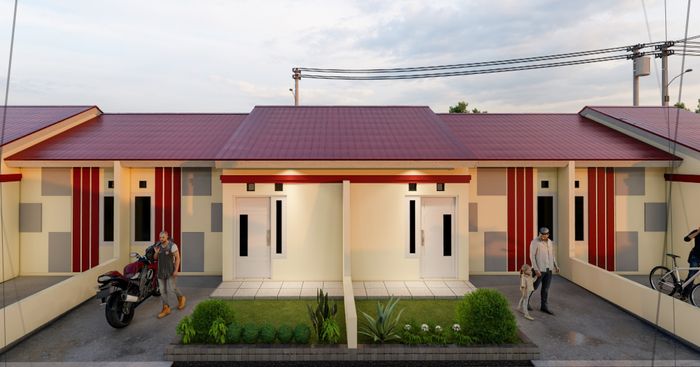 foto tampak rumah tipe 36/75 perumahan BALANIPA RESIDENCE TAHAP II.2