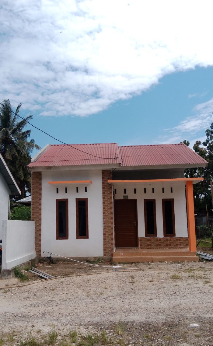 foto tampak rumah tipe RSH perumahan YAUMI RESIDENCE 3