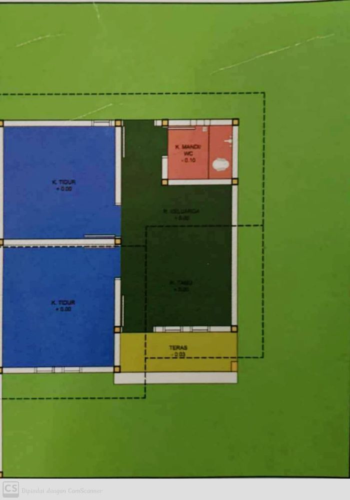 foto denah rumah tipe RSH perumahan YAUMI RESIDENCE 3