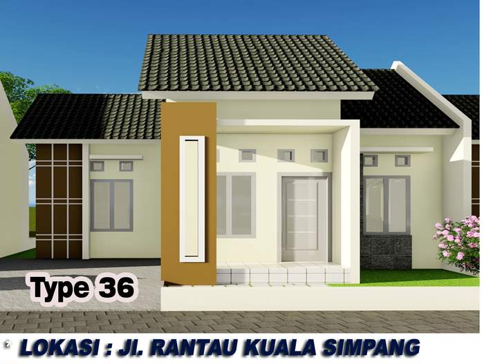 foto tampak rumah tipe Subsidi 36 perumahan SAHABAT PROPERTI 2