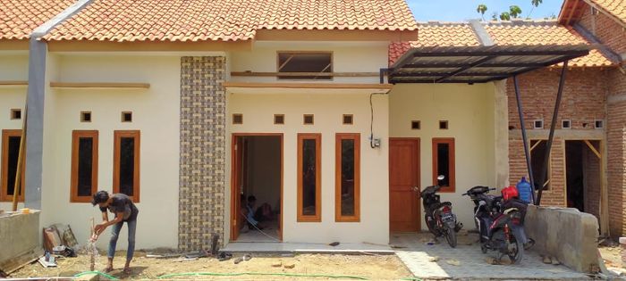 foto tampak rumah tipe subsidi perumahan GRIYA MUKTI MANDIRI