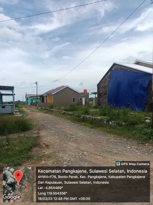 foto gerbang perumahan AL - KANZA LAND