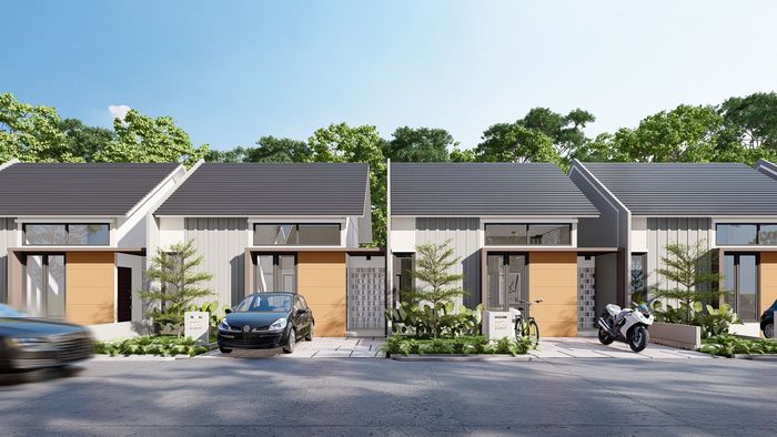 foto tampak rumah tipe 36 perumahan CITRA PERMATA 2