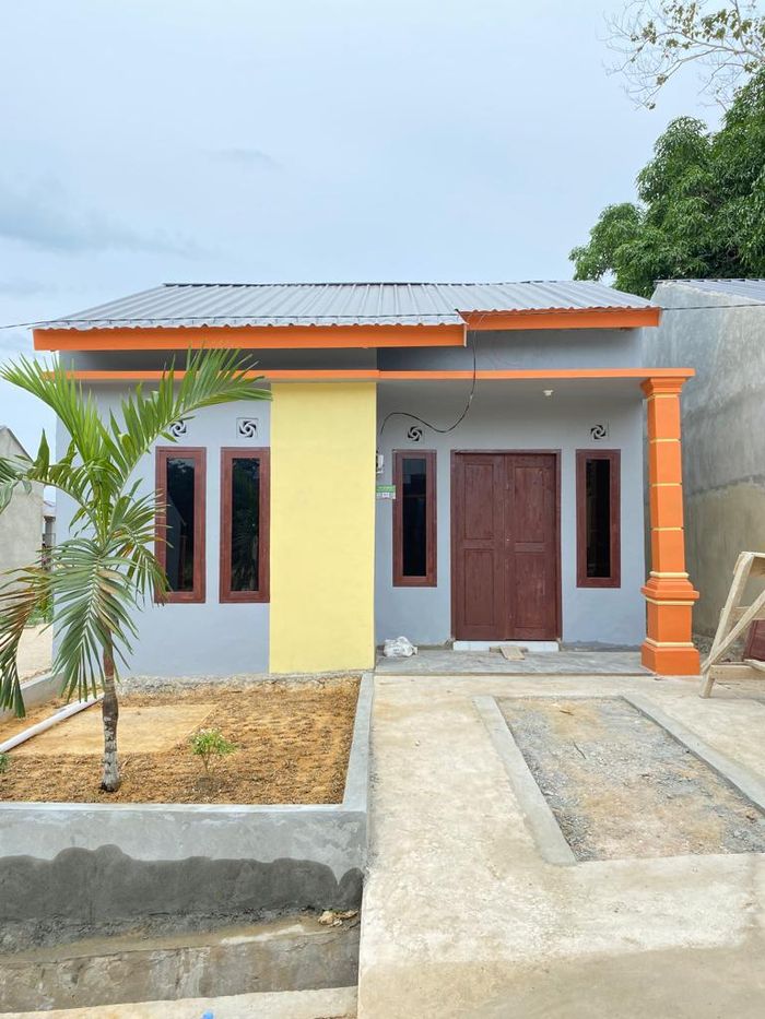 foto tampak rumah tipe 36 perumahan TAPERA KENDARI TAHAP 3