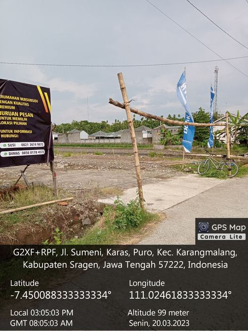 foto gerbang perumahan Puri Naraya